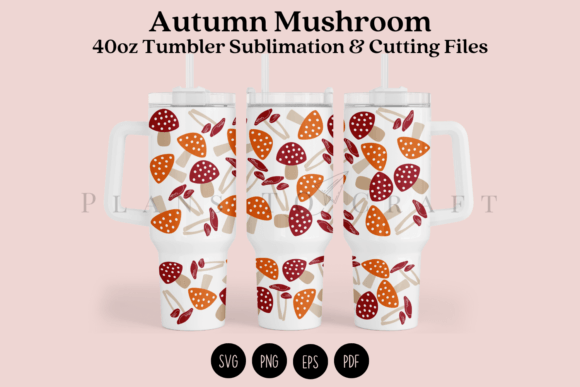 Autumn Mushroom Wrap SVG