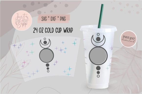 Celestial Cup Wrap Svg