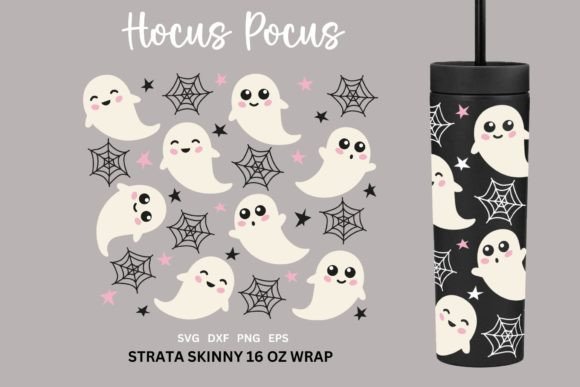 Halloween SVG Tumbler Straty Skinny 16oz