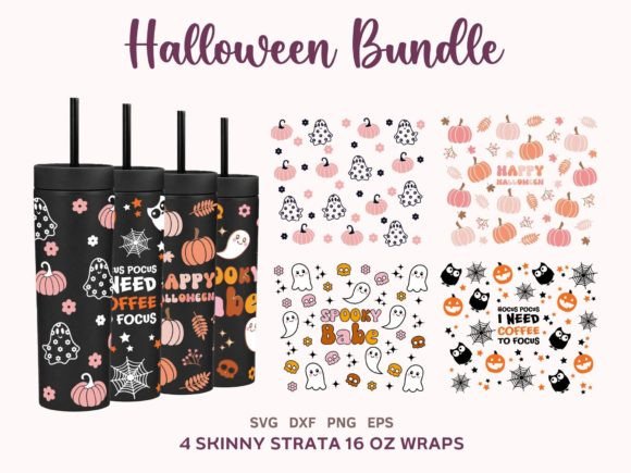 Halloween Tumbler SVG for Real Projects