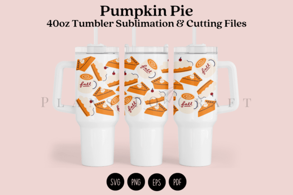 Pumpkin Pie Tumbler SVG
