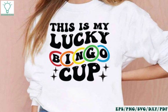 This is My Lucky Bingo Cup Retro SVG